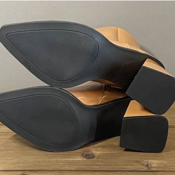 BP LOREN Women's Tan Ankle Boots - Picture 6 of 10